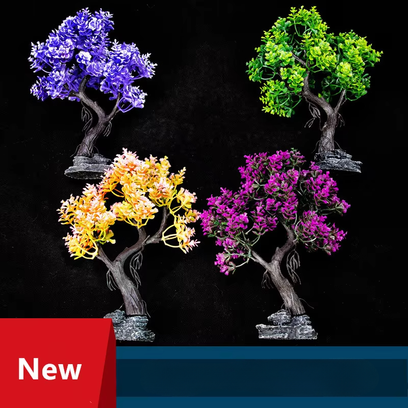 Planted Aquarium With Sand - New Simulation Moss Tree Fish Tank