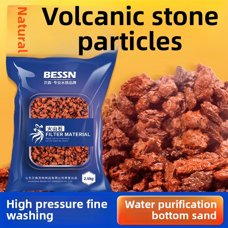 Planted Aquarium With Sand - BESSN Volcanic Rock Aquarium Substrate-Porous Gravel