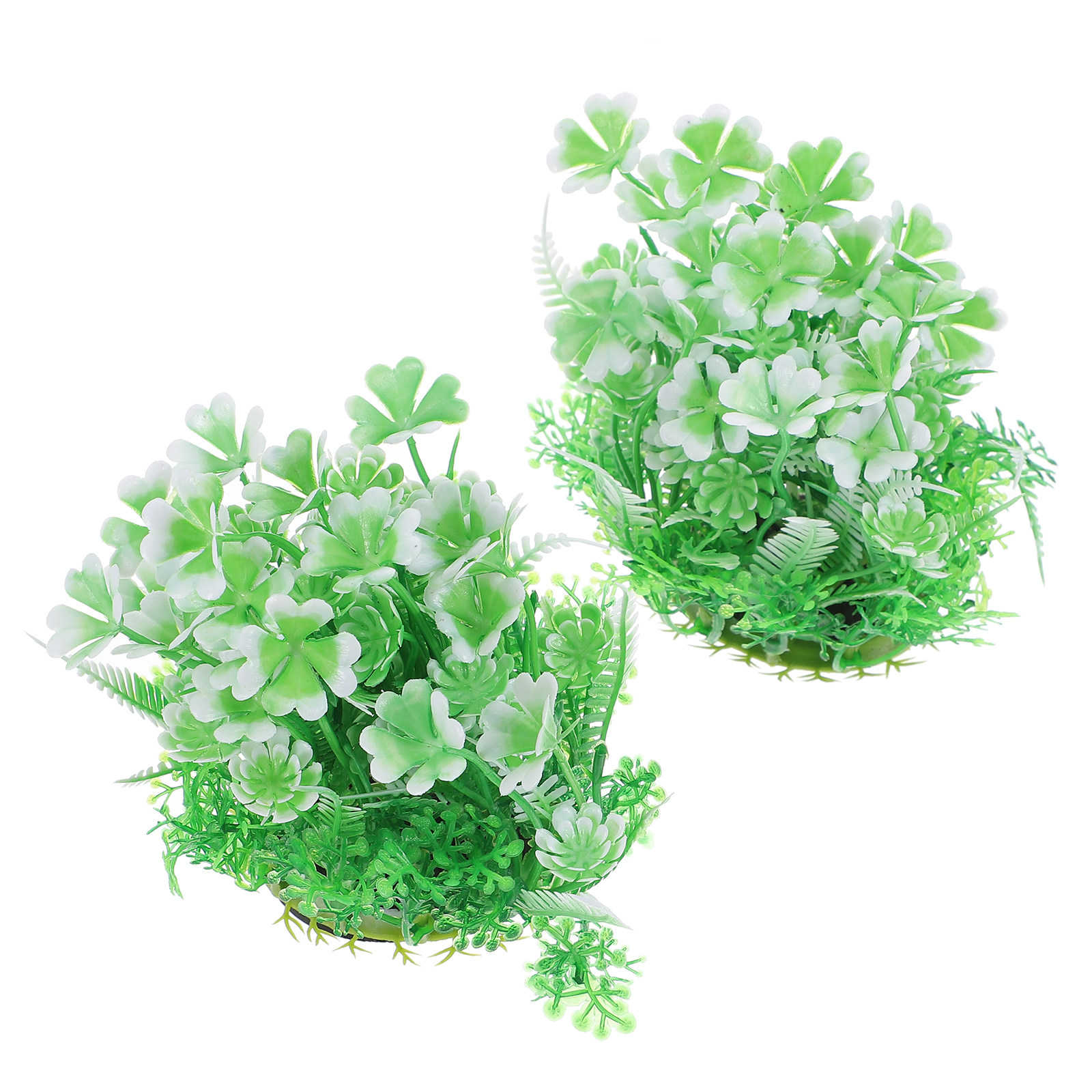 Non Planted Aquarium Fish - 2Pcs Plastic Aquarium Plants Decorations Fish