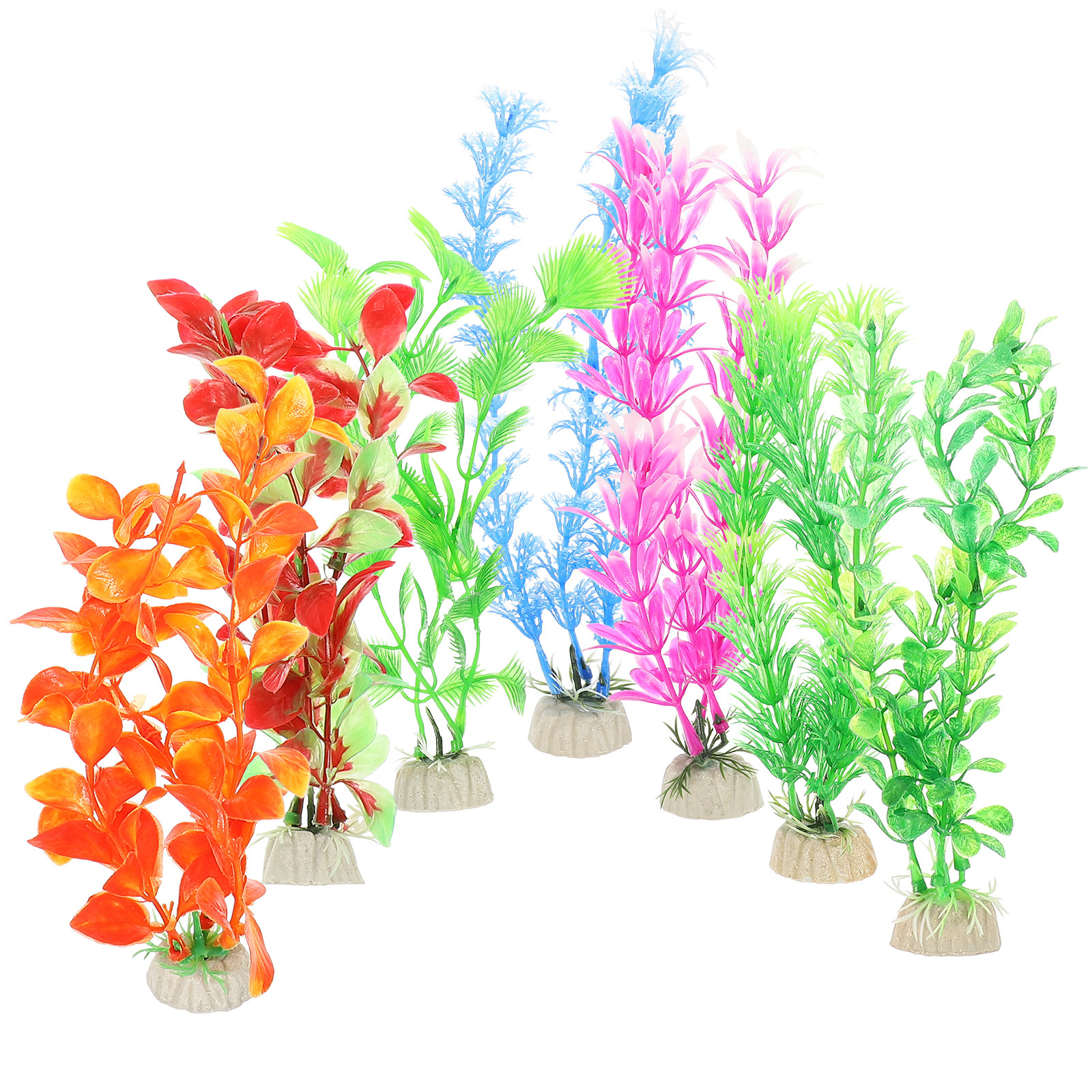 7Pcs Lightweight Non-Toxic Sim - Non Planted Aquarium Fish avis et prix