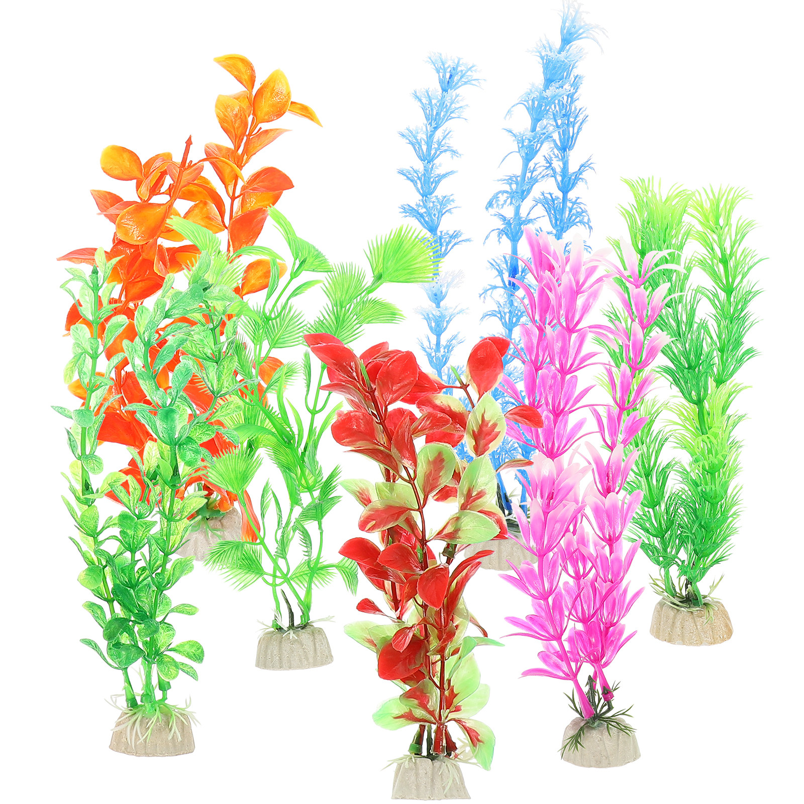 7Pcs Lightweight Non-Toxic Sim - Non Planted Aquarium Fish avis et prix