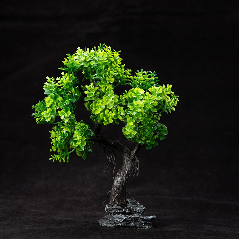 New Simulation Moss Tree Fish  - Planted Aquarium With Sand avis et prix