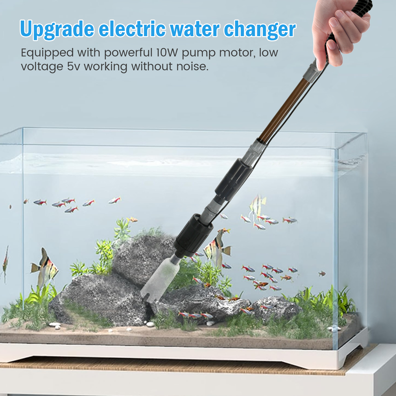10W 6 In 1 USB Aquarium Water  - Planted Aquarium Products avis et prix