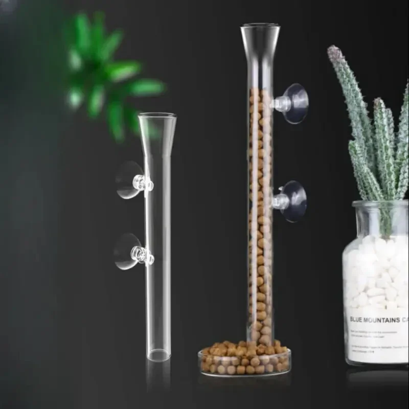 Aquarium Glass Feeding Tube &  - Aquarium Plant Red avis et prix
