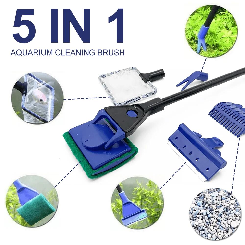 5in1 Aquarium Cleaning Tool Pl - Planted Aquarium Algae avis et prix