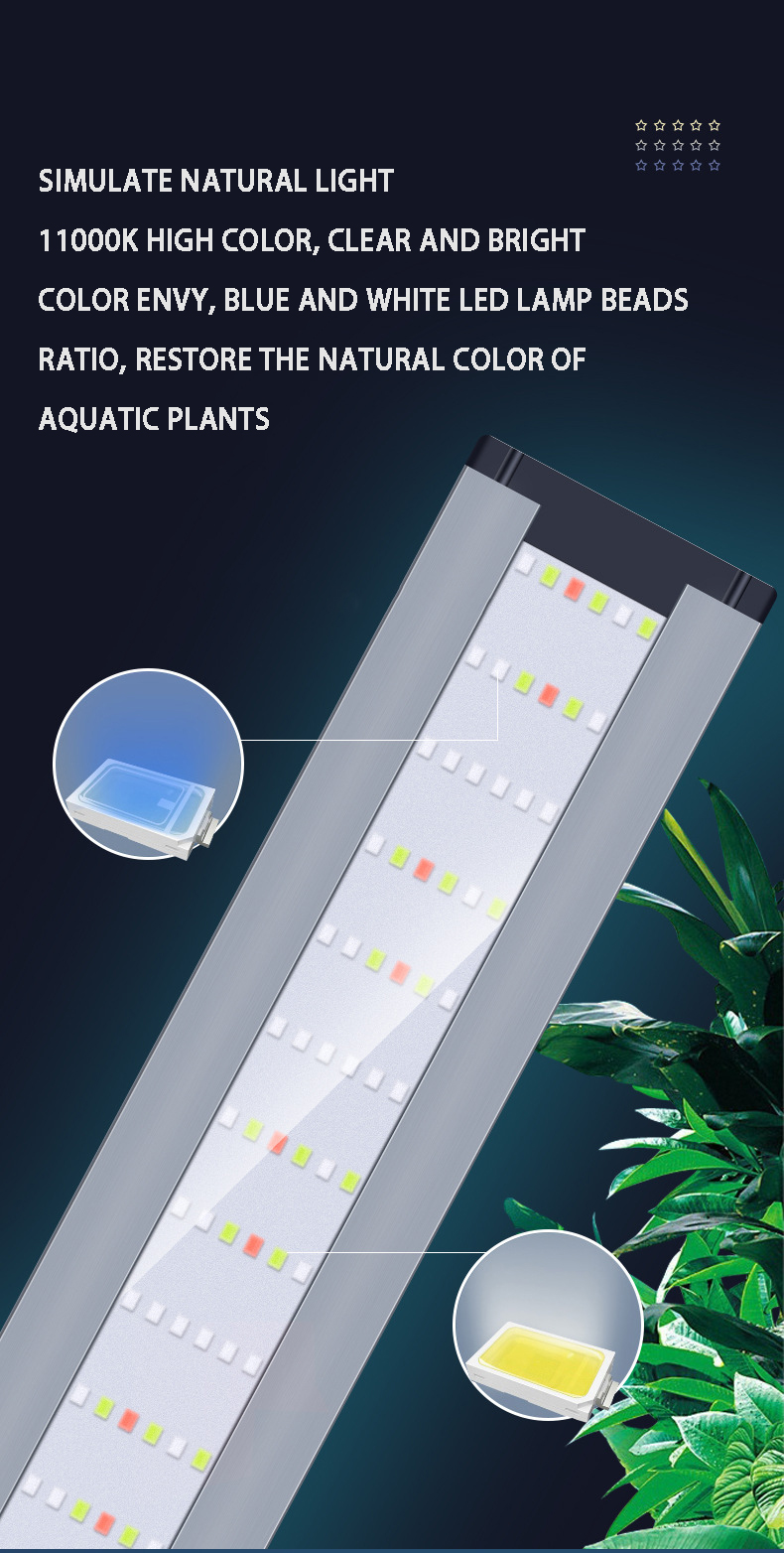 Aquarium LED lights Aluminum a - Aquarium Plant Red avis et prix
