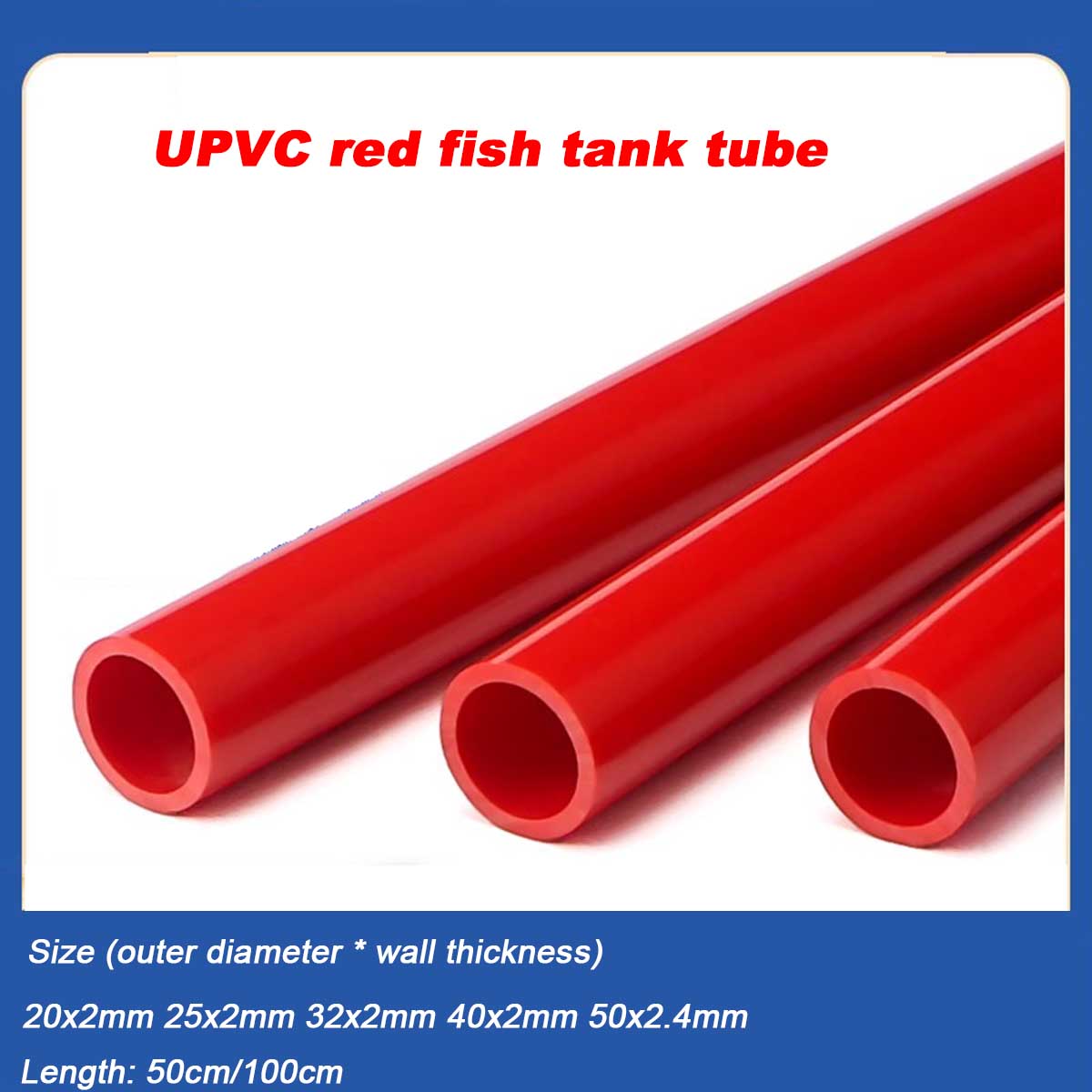 20~50mm UPVC Tube Aquarium Fis - Aquarium Plant Red avis et prix