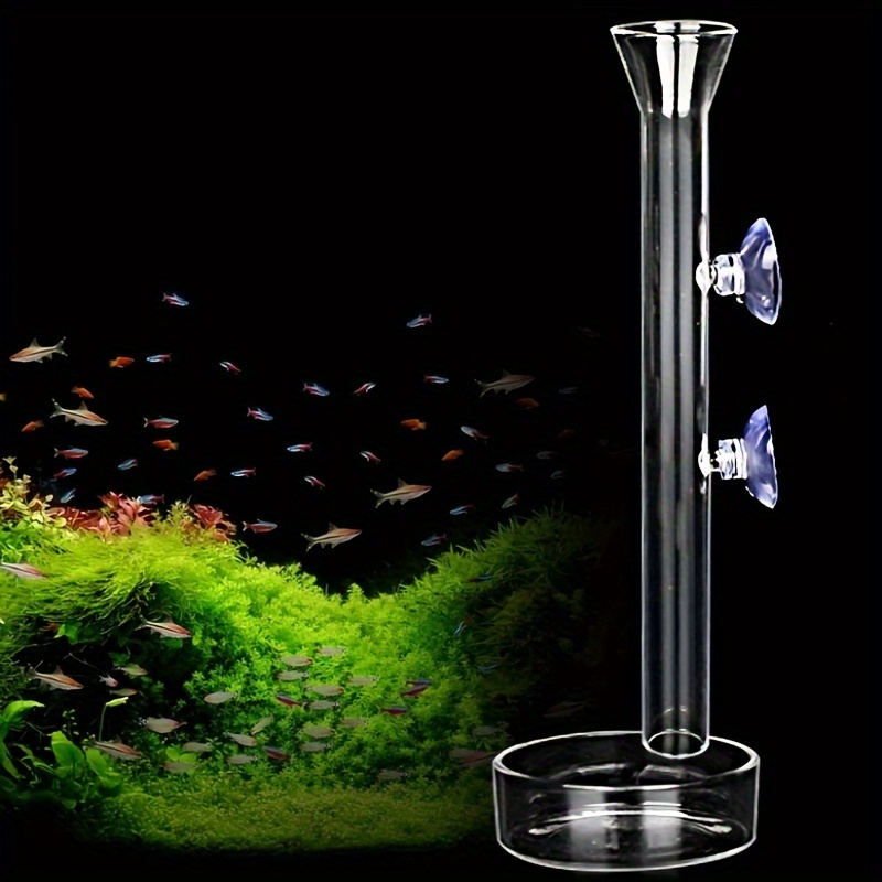 Aquarium Glass Feeding Tube &  - Aquarium Plant Red avis et prix