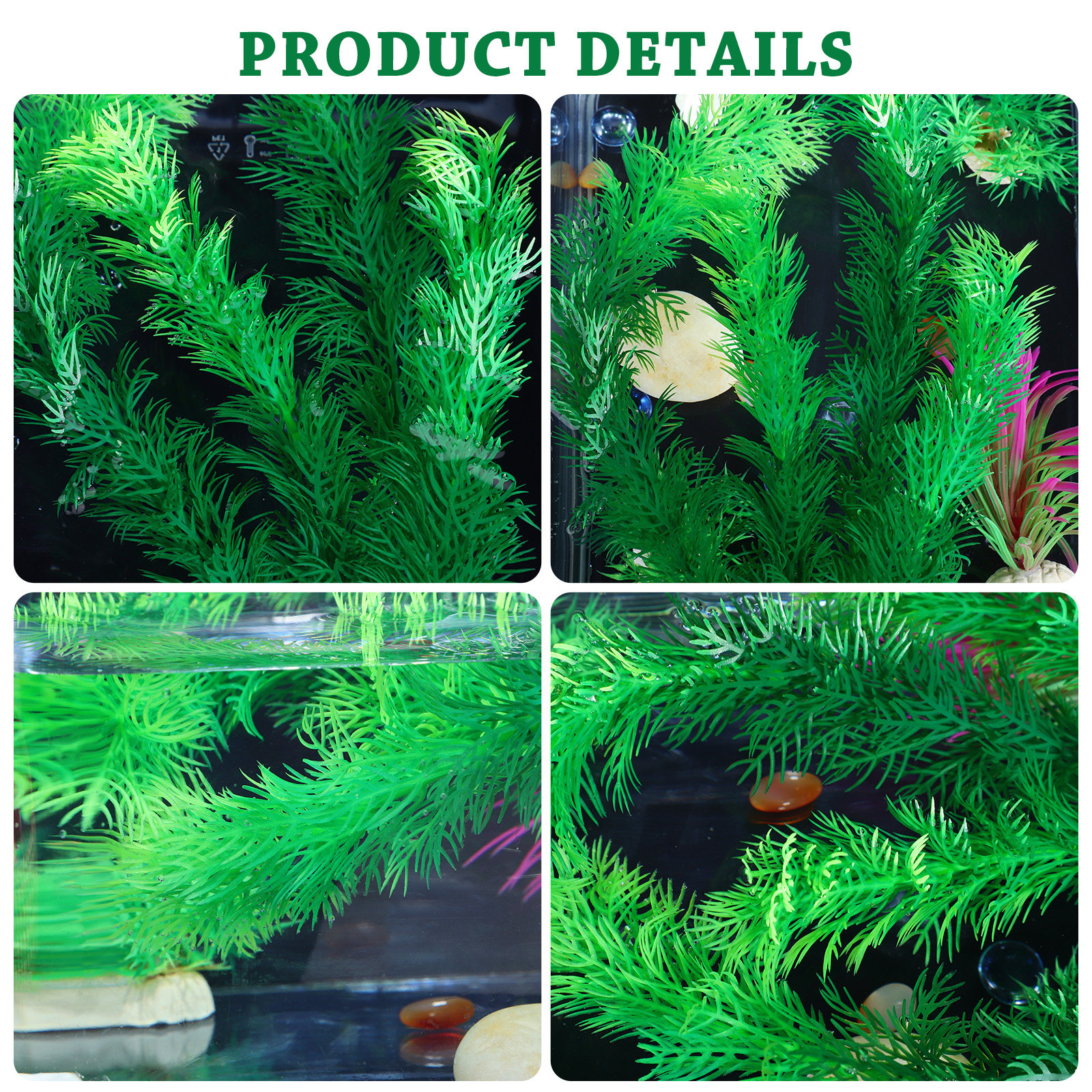 Green Plastic Artificial Plant - Non Planted Aquarium Fish avis et prix