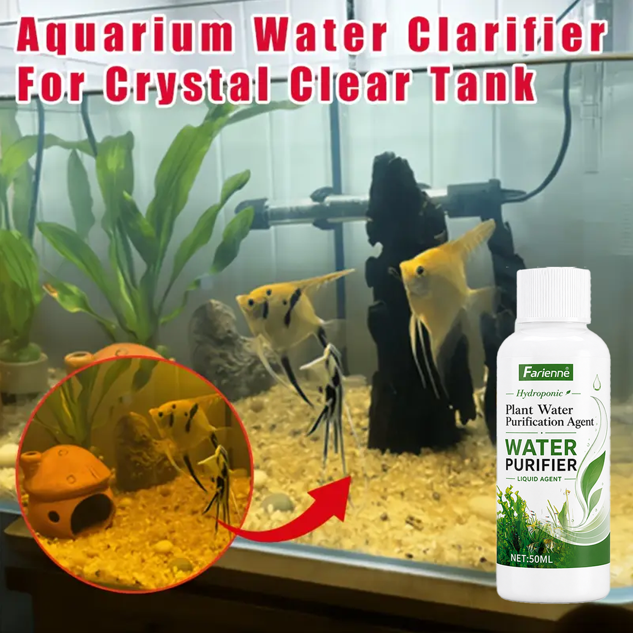 Farienne Water Purifier for Hy - Planted Aquarium Cloudy Water avis et prix
