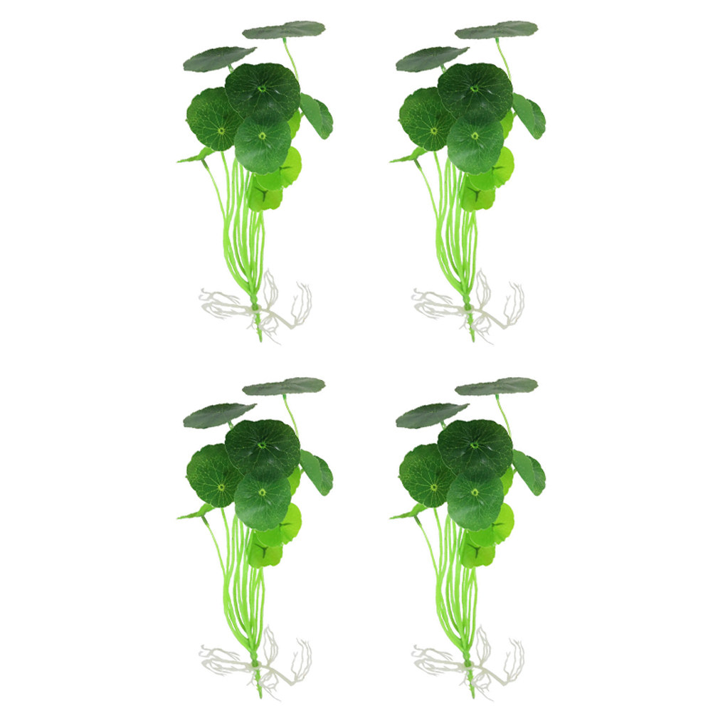 4Pcs Realistic Lotus Leaf Fish - Non Planted Aquarium Fish avis et prix