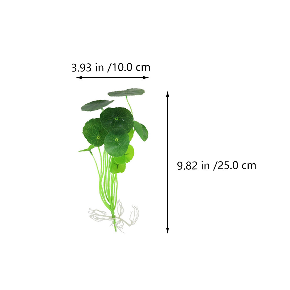 4Pcs Realistic Lotus Leaf Fish - Non Planted Aquarium Fish avis et prix