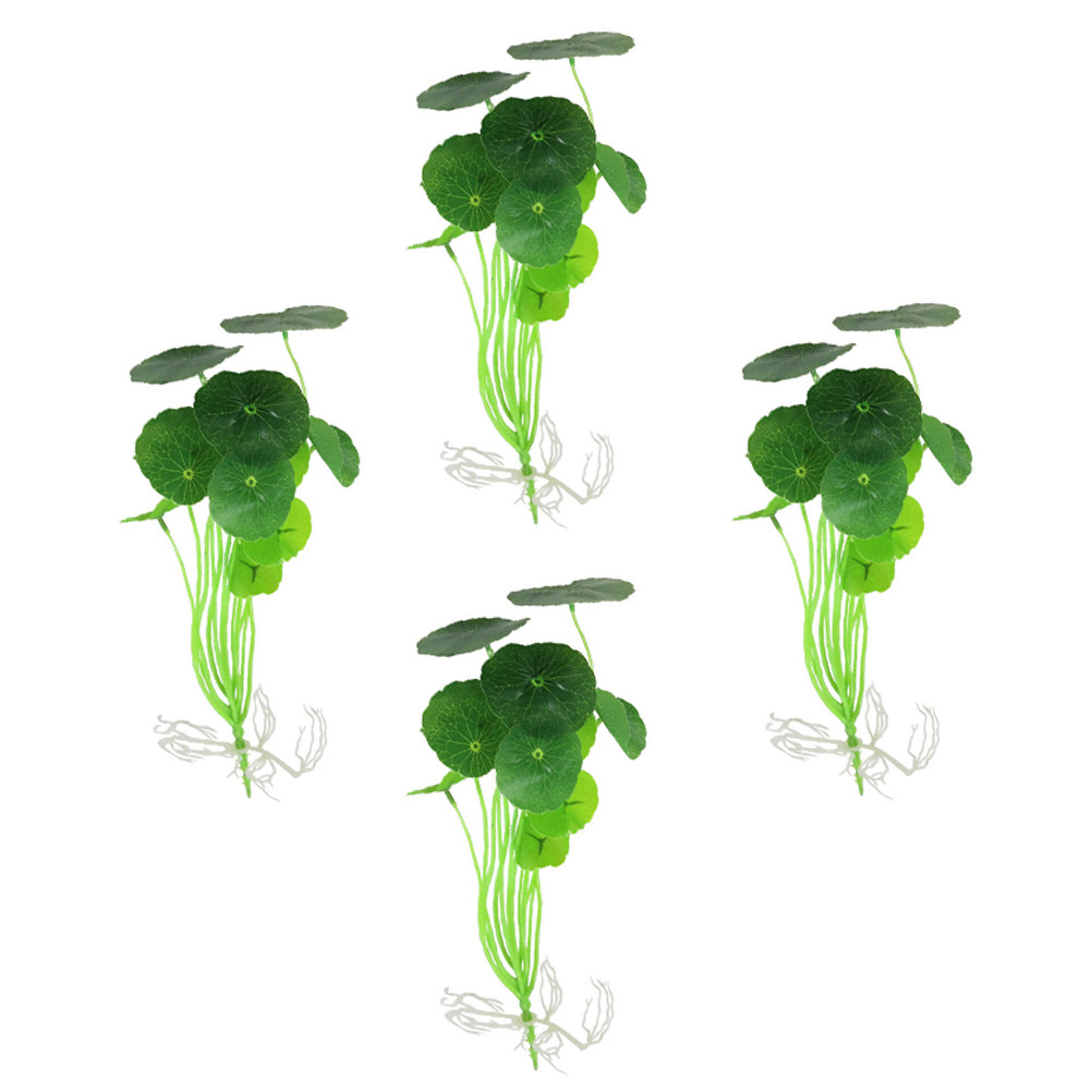 4Pcs Realistic Lotus Leaf Fish - Non Planted Aquarium Fish avis et prix