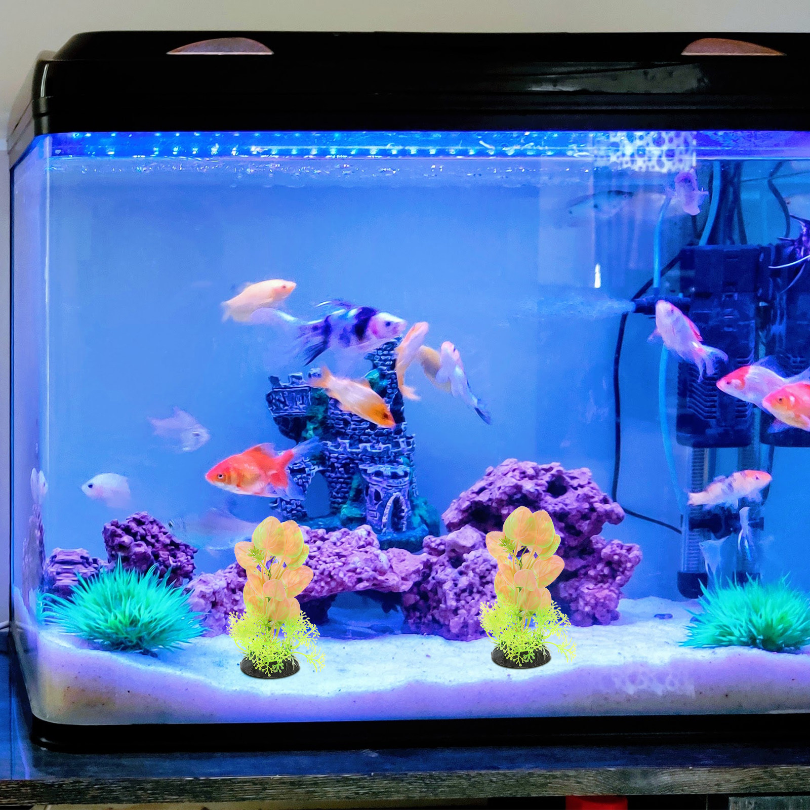 6Pcs High Grade Artificial Aqu - Non Planted Aquarium Fish avis et prix