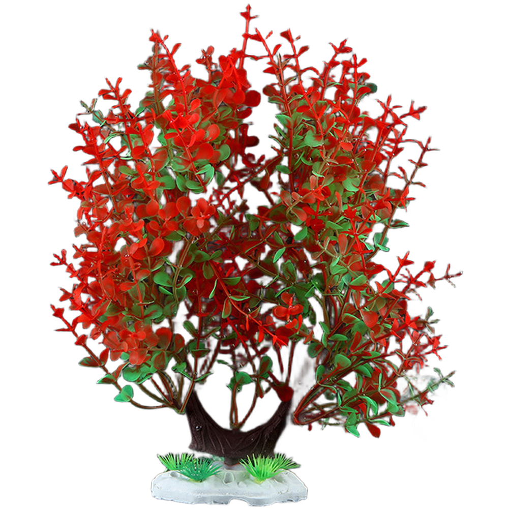 25cm U Shape Artificial Tree A - Aquarium Plant Red avis et prix