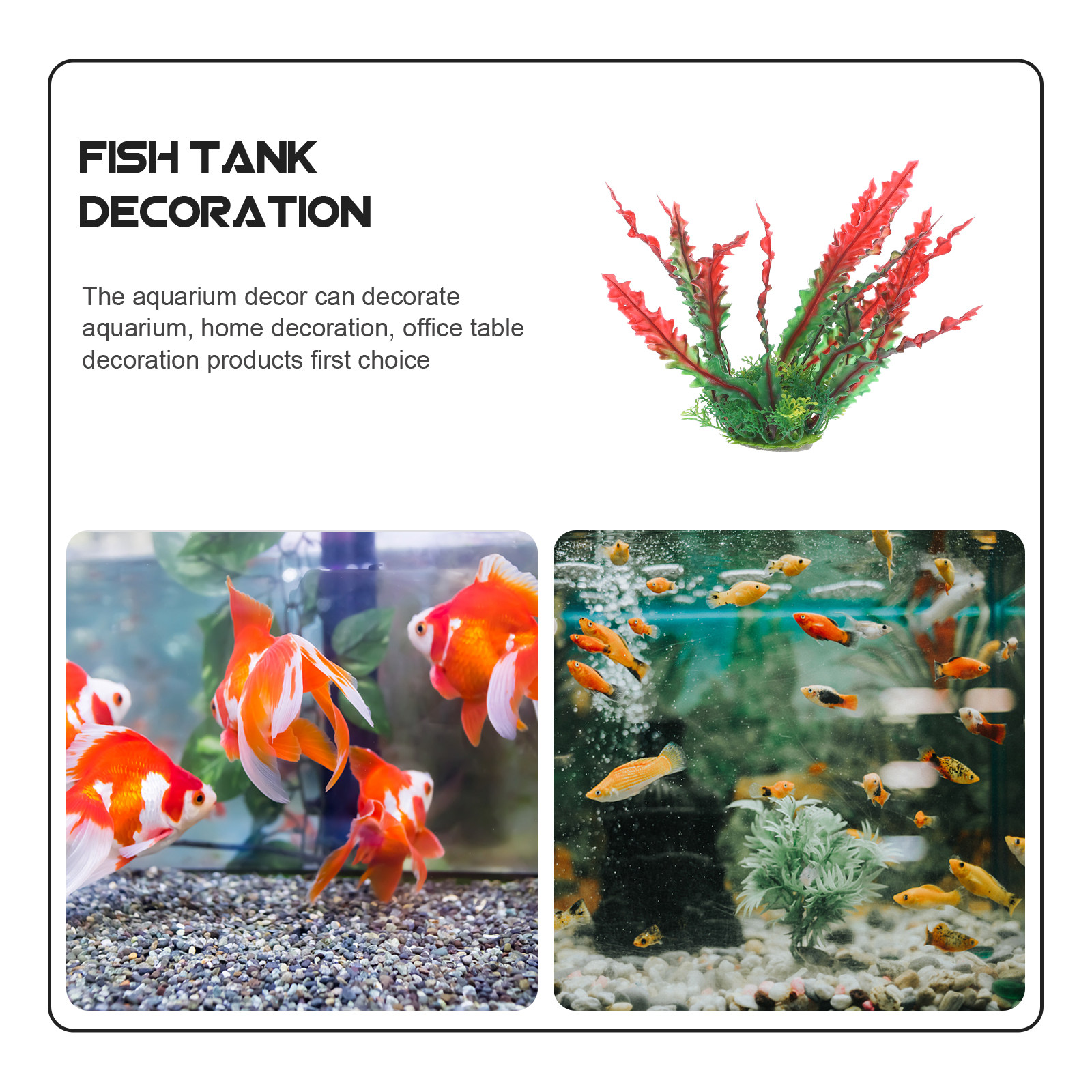 2Pcs Premium Plastic Aquarium  - Non Planted Aquarium Fish avis et prix