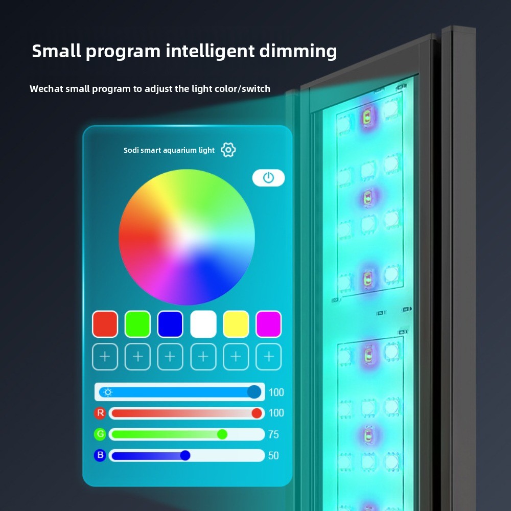Smart Fish Tank RGB Aquatic Pl - Planted Aquarium Algae Control avis et prix