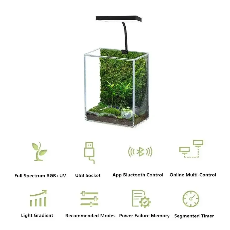 WEEK AQUA Mini 9 Pro USB Nano  - Planted Aquarium Products avis et prix