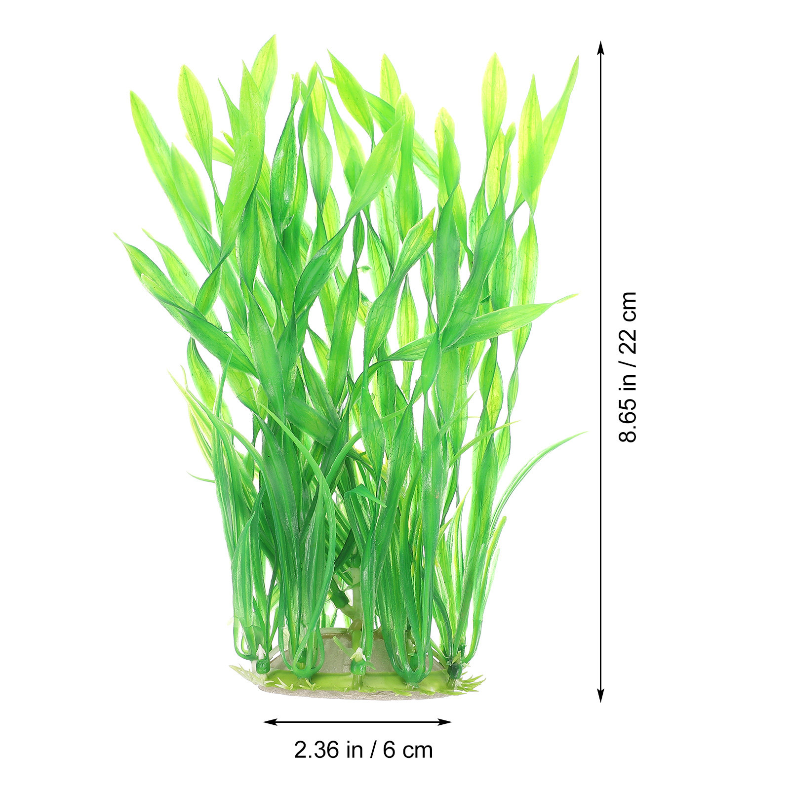 2Pcs Premium Fake Aquatic Plan - Non Planted Aquarium Fish avis et prix