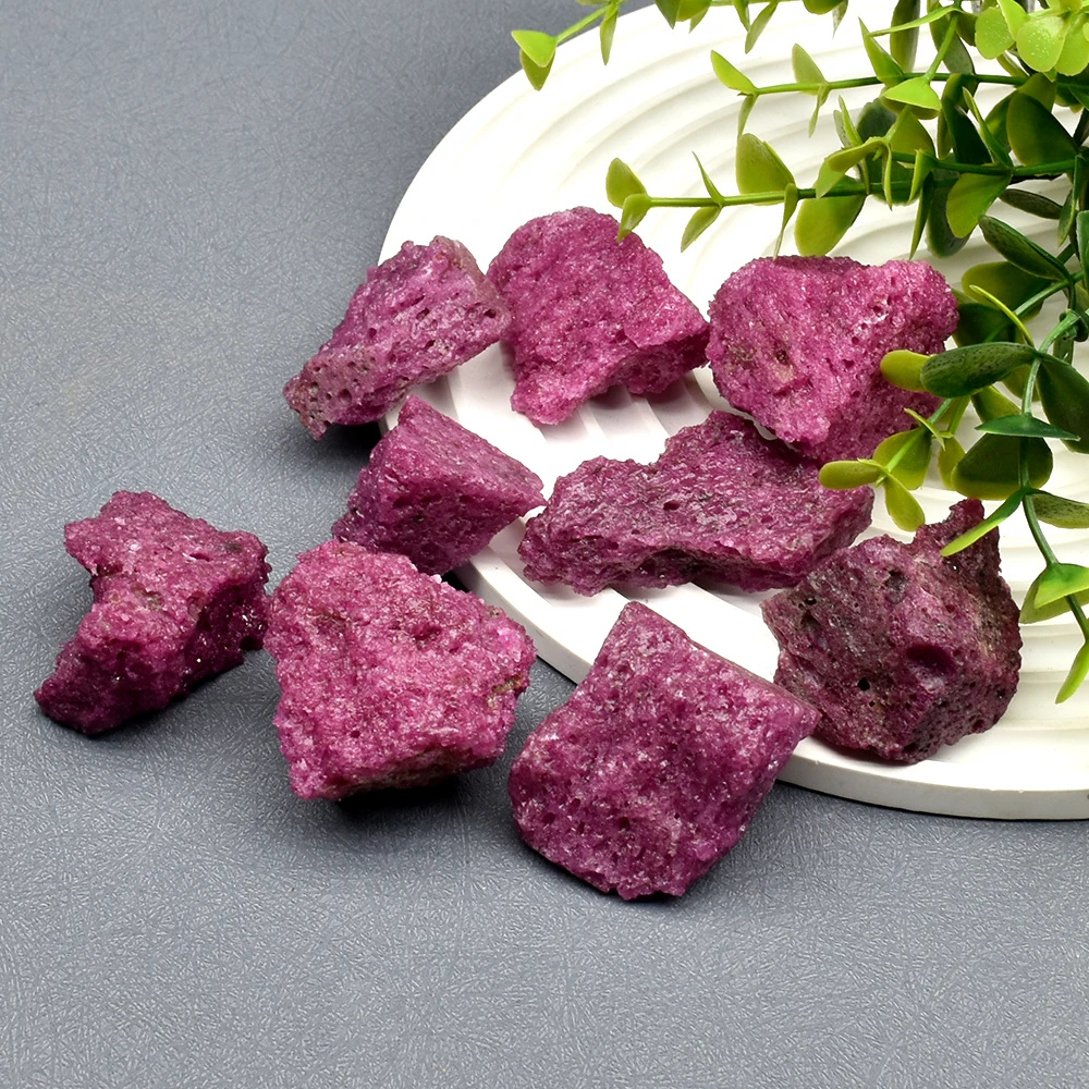 Natural Stones Red Corundum Ru - Aquarium Plant Red avis et prix