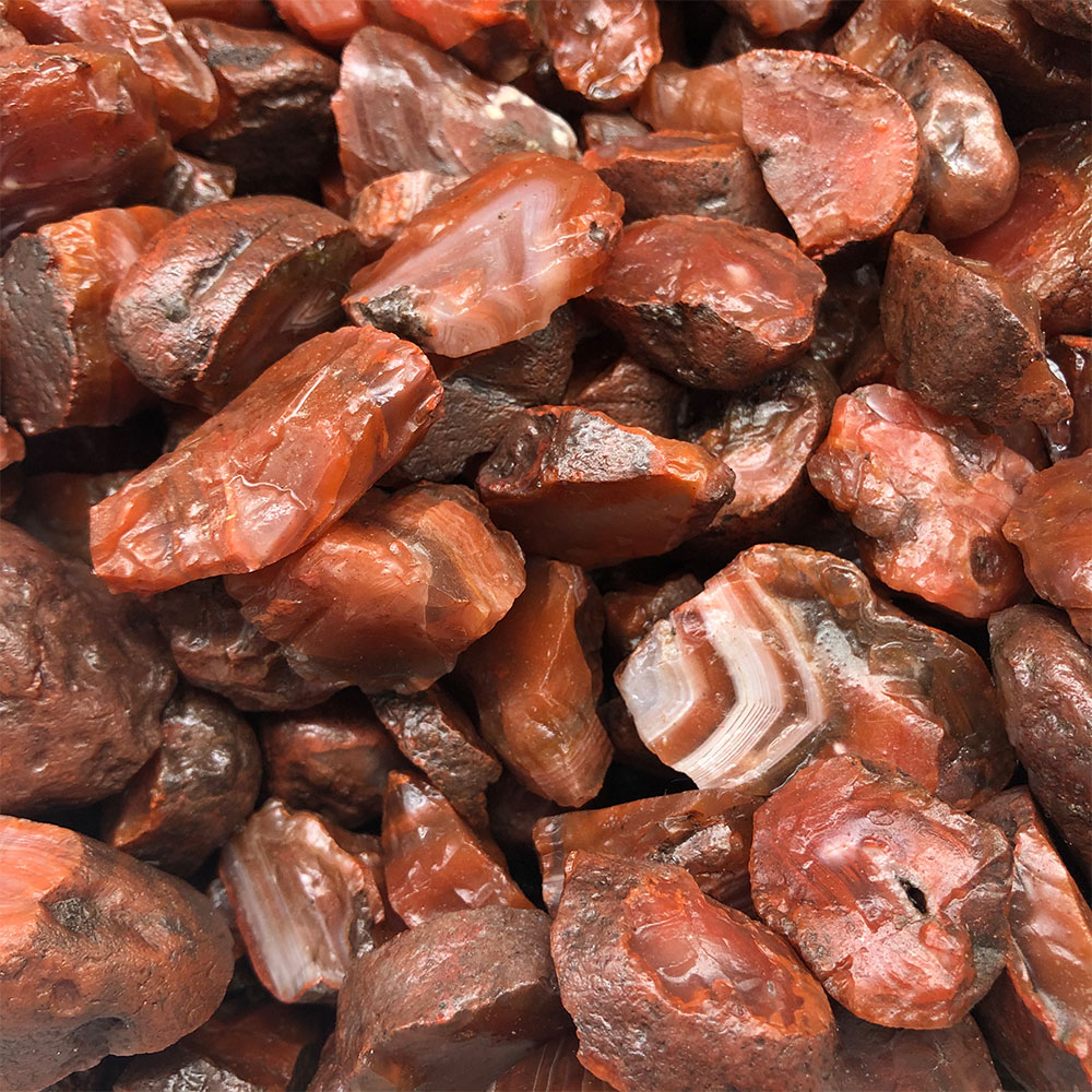 1pc Random Rough Raw Carnelian - Aquarium Plant Red avis et prix