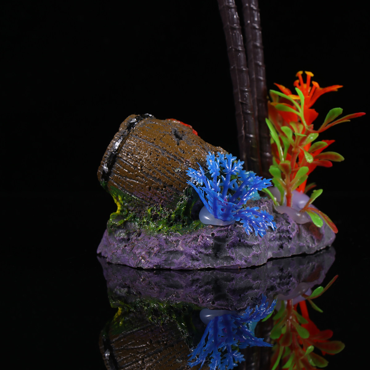 1Pcs Lifelike Coconut Tree Art - Non Planted Aquarium Fish avis et prix