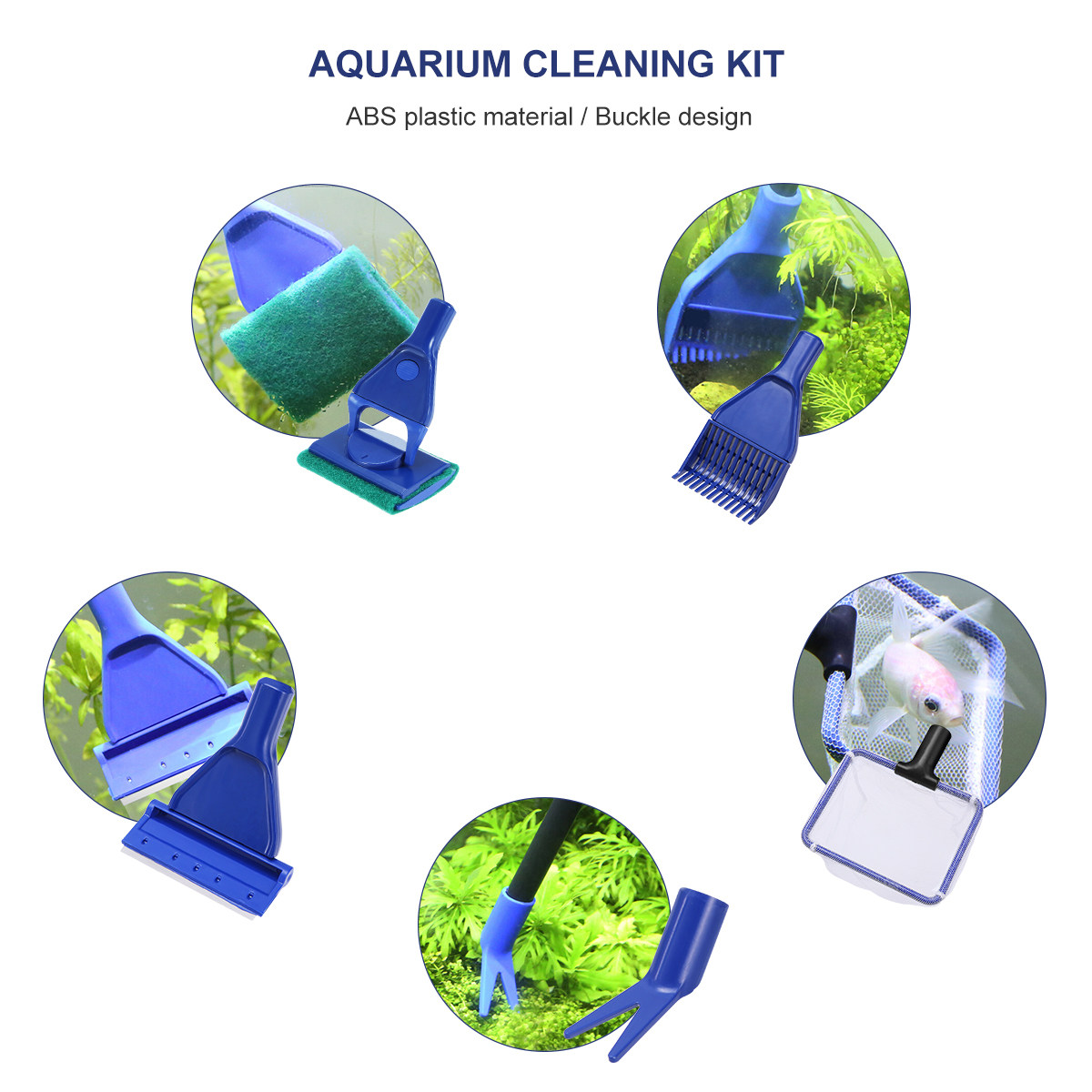 Aquarium Fish Tank Cleaning Ki - Planted Aquarium Algae avis et prix