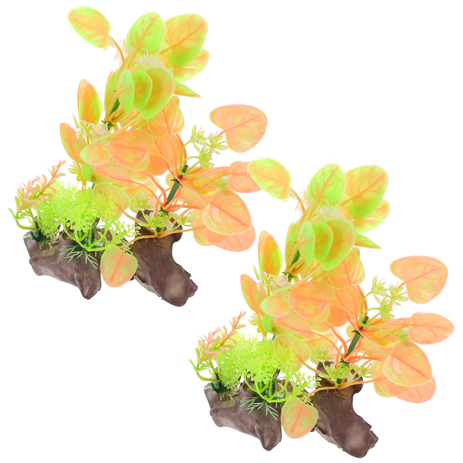 2Pcs Realistic Artificial Aqua - Non Planted Aquarium Fish avis et prix