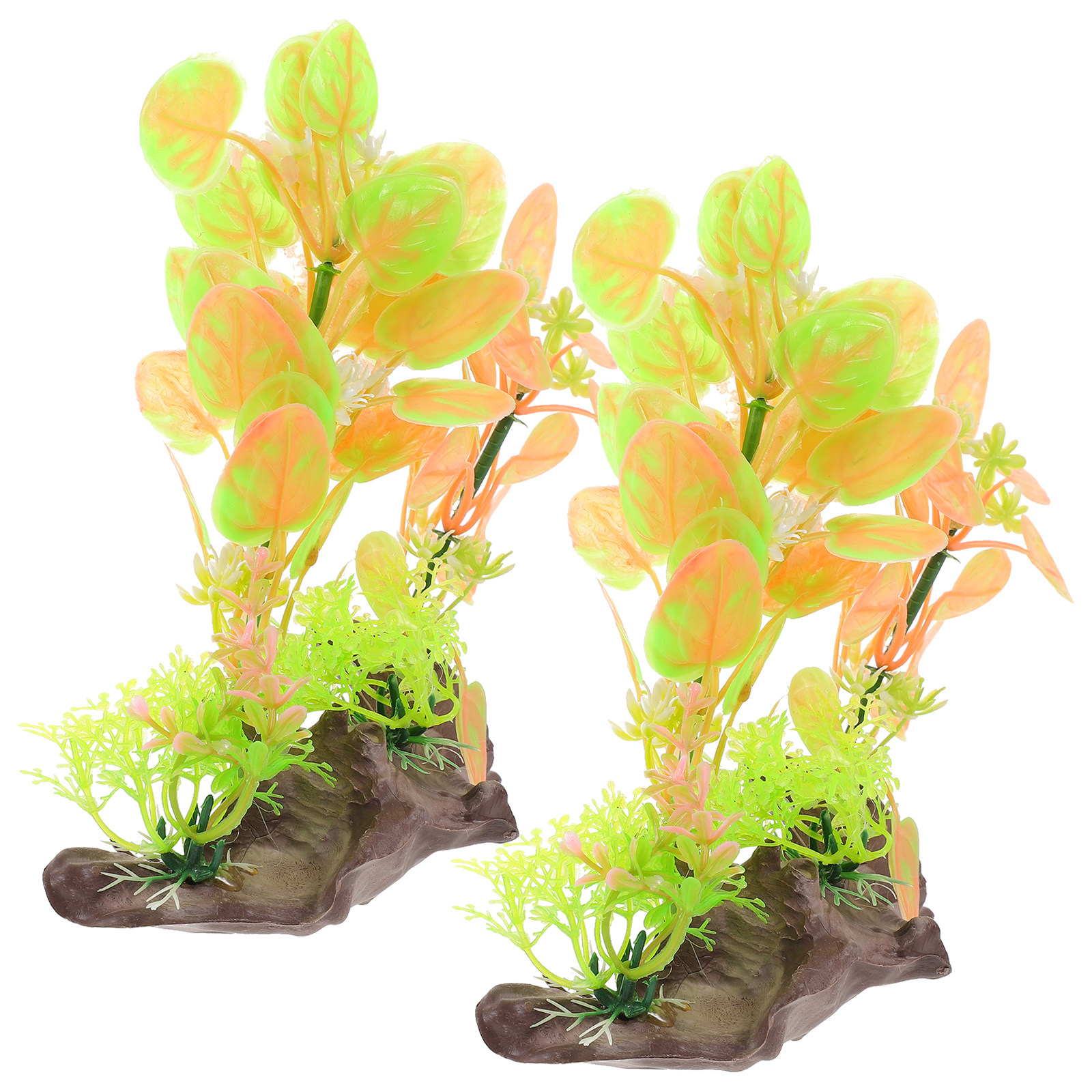 2Pcs Realistic Artificial Aqua - Non Planted Aquarium Fish avis et prix